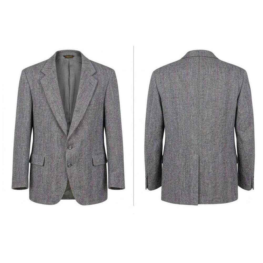 Vintage Adams Row by Richman Made in USA Gray Blazer See Measurements